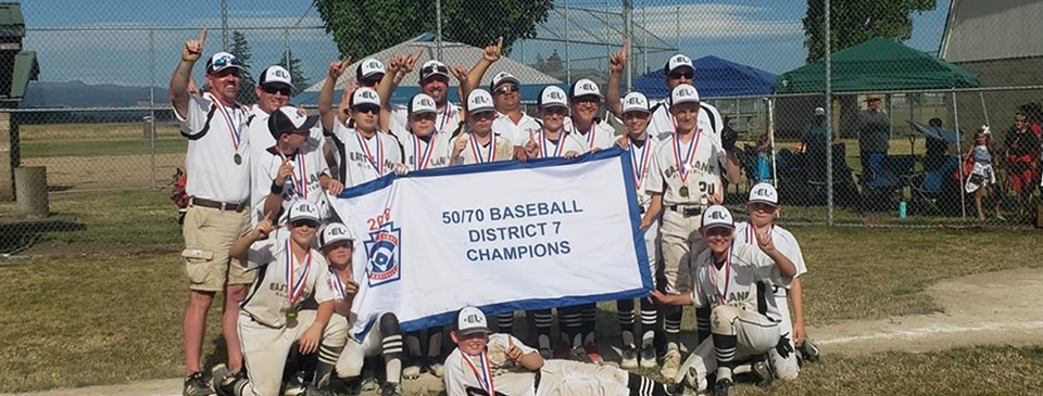 2018 District 7 50/70 Baseball Champs - 2nd in State!