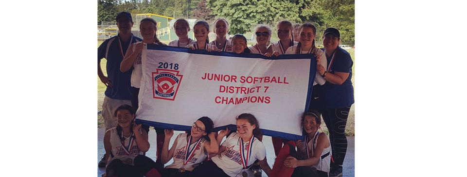 2018 District 7 Juniors Softball Champs - 3rd in State!
